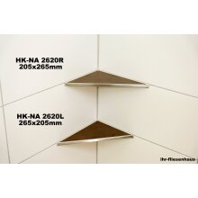 Edelstahl Ablage Duschablage 205/265 Dreieck Eckablage...