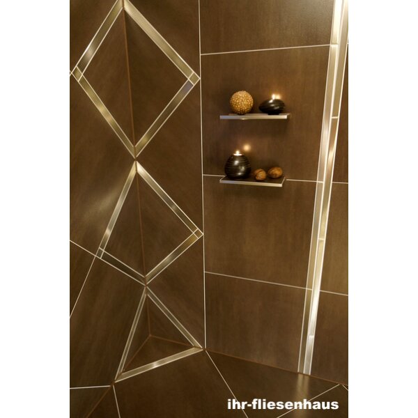 Edelstahl Ablage Duschablage Rechteckig Dreieck zum Einfliesen von 30-80cm