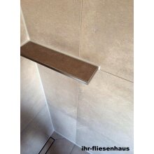 Edelstahl Ablage Duschablage Rechteckig Dreieck zum Einfliesen von 30-80cm