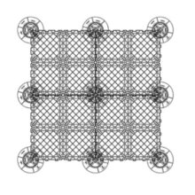 116St&uuml;ck Doppelboden Durchbruchschutz GRF zur Stelzlagerkonstruktion Eterno