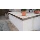 Abschlussprofil Edelstahl V4A geb&uuml;rstet H&ouml;he 6, 8, 10, 12, 12-20, 20-25cm f&uuml;r Terrasse Balkon Pool (V4A)