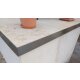 Abschlussprofil Edelstahl V4A geb&uuml;rstet H&ouml;he 6, 8, 10, 12, 12-20, 20-25cm f&uuml;r Terrasse Balkon Pool (V4A)