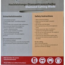Diamant Trennscheibe superdünn 125/1,2mm Red Racer für Feinsteinzeug
